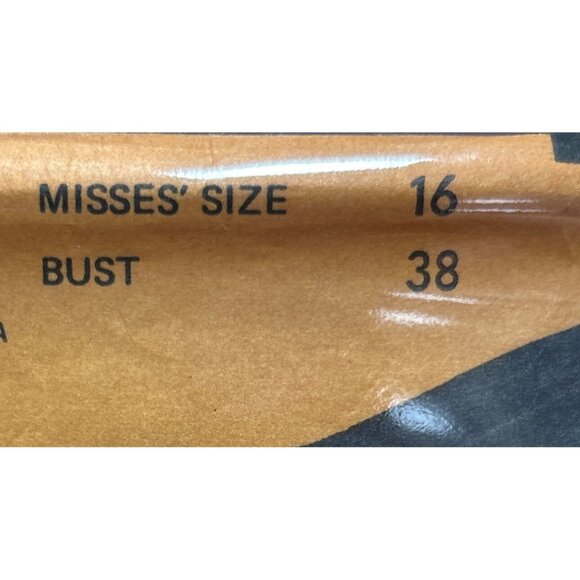 Fit & Flare Dress 1970 "Pattern "Pounds Thinner" Cut Vtg McCalls Misses Size 16 - Picture 3 of 4